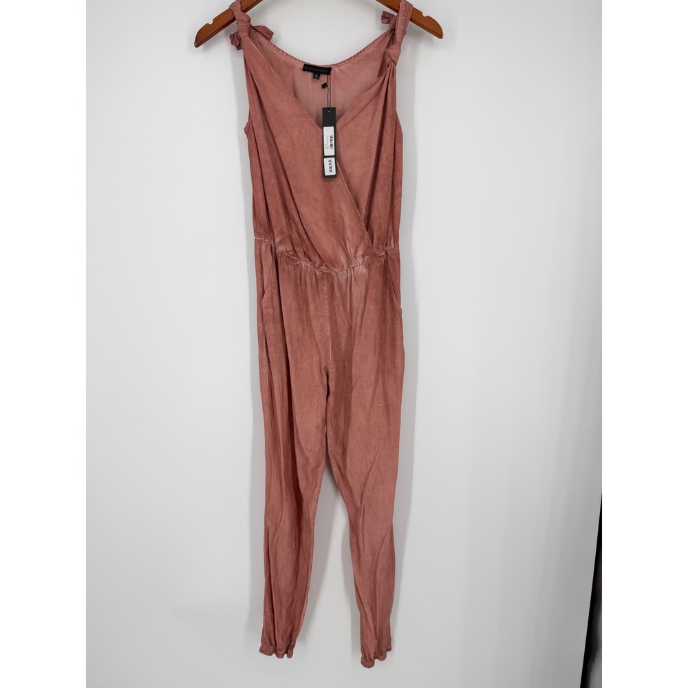 Symphony Womens Jumpsuit Small Maueve Knotted Boho Summer Beach Casual Festival